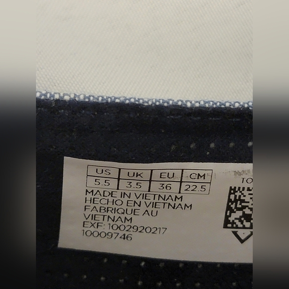 Toms Chambray Espadrille Flats Size 5.5 - Picture 5 of 12